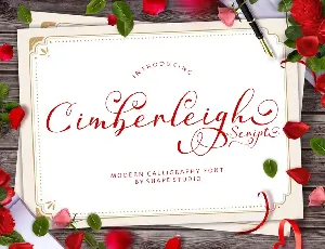 Cimberleigh Script font