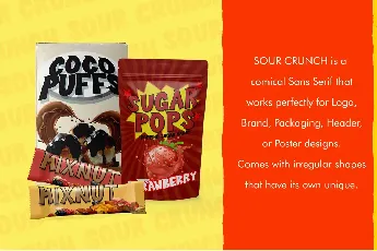 Sour Crunch font