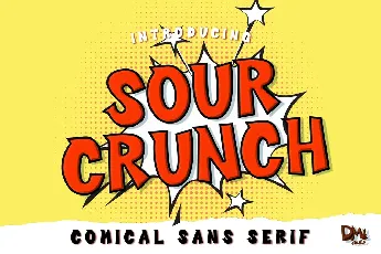 Sour Crunch font