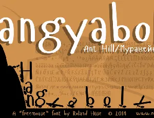 Hangyaboly font