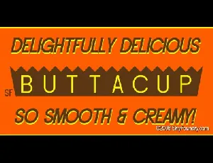 SF Buttacup font