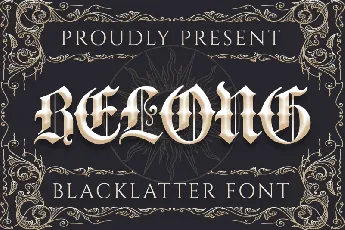 Belong font