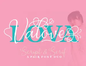 Lova Valove Duo font