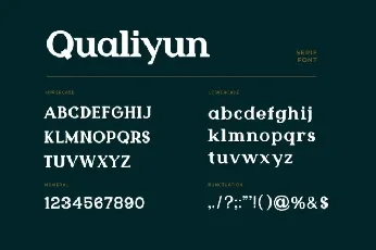 Qualiyun font