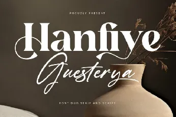 Hanfiye Guesterya Duo font