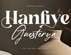 Hanfiye Guesterya Duo font