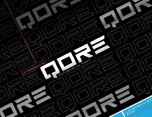 Qore Typeface font