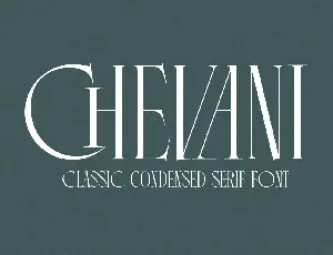 Chevani font