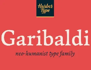 Garibaldi font