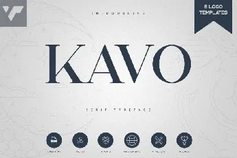 Kavo Modern Serif Typeface font