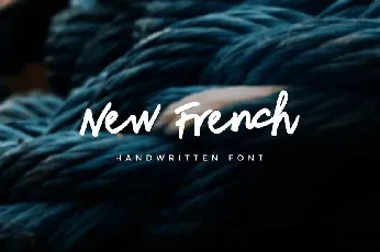 New French font