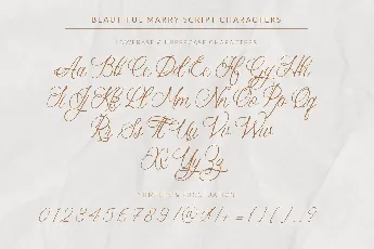 Beautiful Marry font