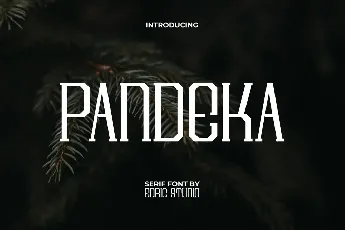 PandekaDemo font