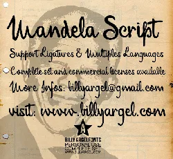 Mandela Script Personal Use font