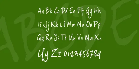 joeHand 3 font