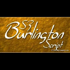 SF Burlington Script font