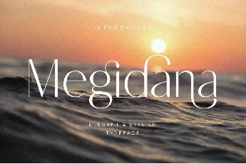 Megidana font