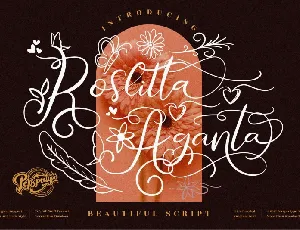 Roslitta Aganta font