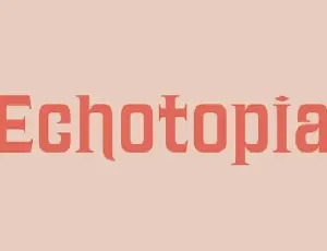 Echotopia Serif font