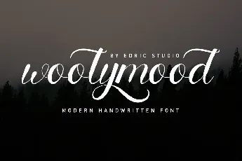 Woolymood font