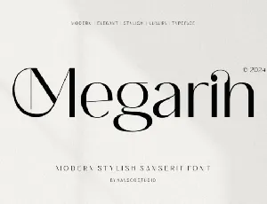 Megarin font