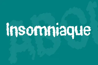 Insomniaque font