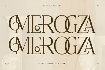 Merogza font