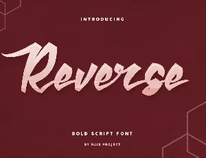 Reverse Demo font