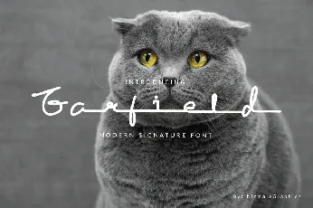 Garfield font