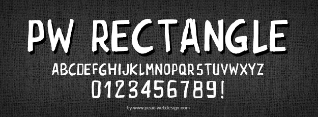 PWRectangle font