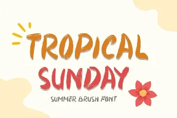 Tropical Sunday font