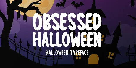 Obsessed Halloween font