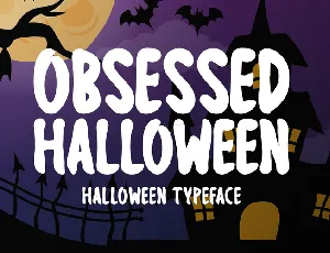 Obsessed Halloween font