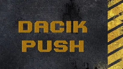 Dacik Push Display font