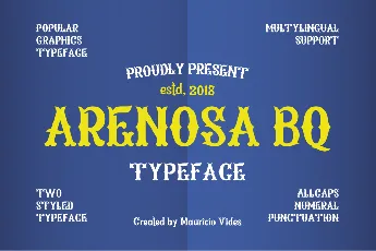 Arenosa BQ font