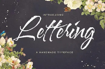 Lettering Script font