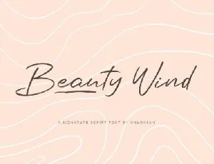 Beauty Wind font