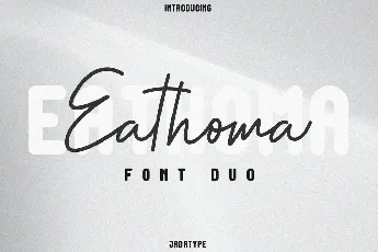 Eathoma Duo font