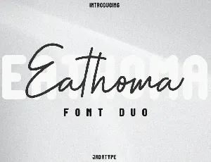 Eathoma Duo font