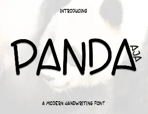 PANDA AJA font