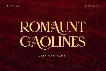 Romaunt Gaolines font