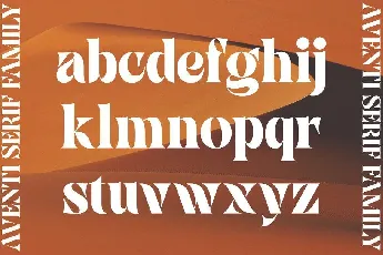 Aventi font