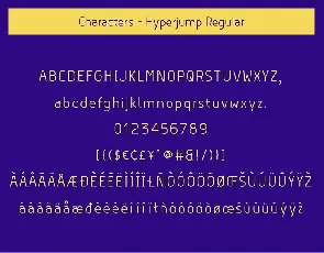 Hyperjump Sans Serif Family font