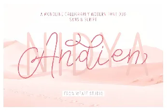 Andien Nidya Script font