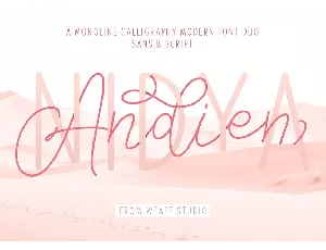 Andien Nidya Script font