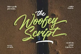 The Woofey Script Free font