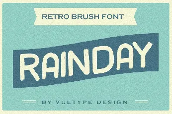 rainday font