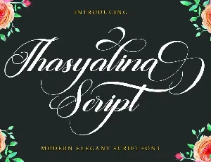 Thasyalina Script font