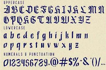 POWER BLACKLETTER DEMO font