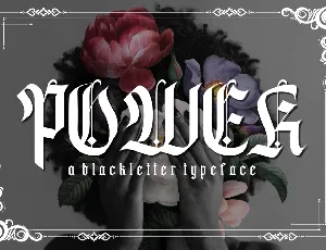 POWER BLACKLETTER DEMO font